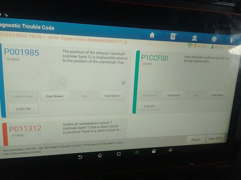 Launch Scanner Fault Codes